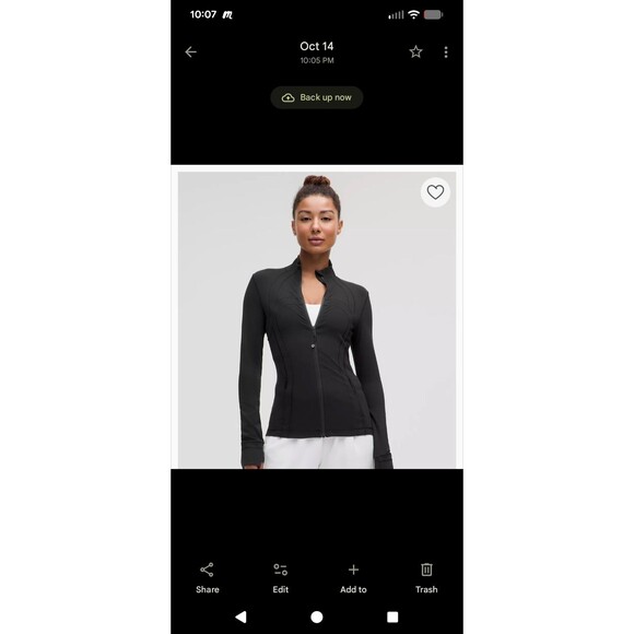 Lululemon Define Jacket Black Size 4 - Picture 1 of 9